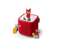 Tonies toniebox 2 pack boite à histoire pour enfant 1 à 9 ans, robuste & facile à utiliser, spidey, rouge multicolore TU