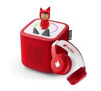 tonies Toniebox 2 Pack Boite à Histoire pour Enfant 1 à 9 Ans, Robuste & Facile à Utiliser, Voyage, Rouge