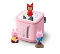 tonies Toniebox 2 Pack Boite à Histoire pour Enfant 1 à 9 Ans, Robuste & Facile à utilisern Peppa Pig, Rose