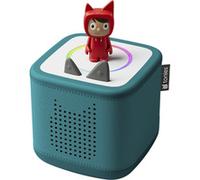 tonies Toniebox 2 Vert Marin Starter Set Kreativ-Tonie Rot, Haut-parleur