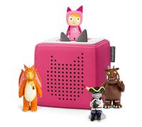 tonies Toniebox Julia Donaldson Bundle avec 1 Creative et 3 personnages, The Gruffalo, Zog et Highway Rat, Cadeaux pour enfants, livres audio sans écran et lecteur de musique pour enfants, jouets