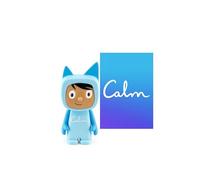 tonies x Calm Mindfulness Jouet Audio Personnage de Jeu Inclus, 3 ans et plus, Méditation et Histoires de Sommeil, Noir, Bleu