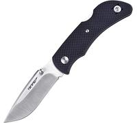 TONIFE CK2103 Couteau de poche pliant avec lame en acier inoxydable Aus-8 Couteau de camping d'extérieur avec manche en G10 antidérapant Clip de poche EDC (Noir)