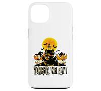 Tonight We Fly Funny Chicken Witches Halloween Humor Coque pour iPhone 13