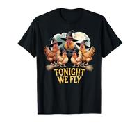 Tonight We Fly Motif sorcière Halloween T-Shirt