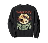 Tonight We Fly - Poulet d'halloween Amusant - Animaux de la Ferme d'automne Sweatshirt