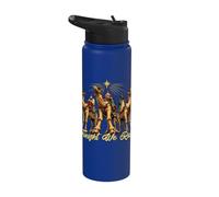 Tonight We Ride Three Wise Men Merry Christmas Nativité Stainless Steel Insulated Water Bottle
