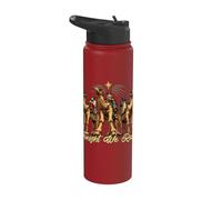 Tonight We Ride Three Wise Men Merry Christmas Nativité Stainless Steel Insulated Water Bottle