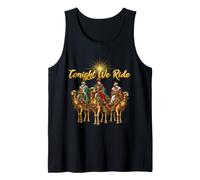 Tonight We Ride Three Wise Men Nativité Merry Christmas Débardeur