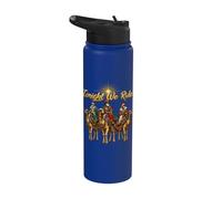 Tonight We Ride Three Wise Men Nativité Merry Christmas Stainless Steel Insulated Water Bottle
