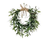 TONINMM Couronne De Noël Branche D'Olivier De Noël Décorative À Suspendre pour Porte Et Mur, avec Détails Décoratifs Superposés pour La Maison