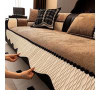 TONINMM Housse Canapé Housse De Canapé Antidérapante, Bord Ondulé, Housse De Protection Décorative pour Meubles, Adaptée À Toutes Les Saisons