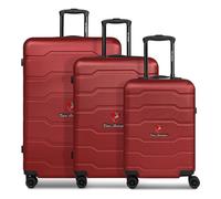 Tonino Lamborghini Bologna 4 roues Set de valises 3 pièces rouge