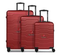 Tonino Lamborghini Ensemble de bagages 'Bologna' rouge, Taille One Size