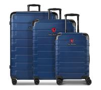 Tonino Lamborghini Tonino Lamborghini Milano Valise cabine 3-SET avec soufflet extensible et Valise XL bleu