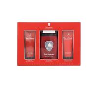 Tonino Lamborghini Sportivo Eau De Toilette 125 ml Spray Gel De Baño 100 ml Balsamo After Shave 100 ml