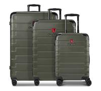 Tonino Lamborghini Tonino Lamborghini Milano Valise cabine 3-SET avec soufflet extensible et Valise XL olive