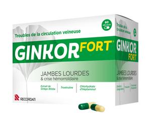 Tonipharm Ginkor Fort Jambes Lourdes Et Crise Hémorroïdaire 60 Gélules