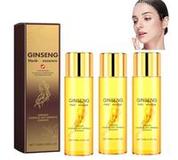 Tonique anti-rides à l'essence de ginseng, sérum visage au ginseng doré, hydratant au ginseng, réduit les rides, améliore l'affaissement, crème anti-rides au collagène doré (3pcs)