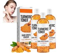 Tonique au curcuma, tonique pour le visage, tonique au curcuma efface-taches, tonique pour soins de la peau, tonique hydratant minimisant les pores, tonique hydratant, apaisant (3 pièce)