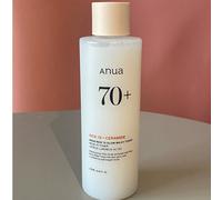Tonique crème lumineuse ANUA Rice 70, convient pour une peau vitreuse et éclaircissante, eau de riz, niacinamide, céramide, panthénol, sans parfum, non comédogène, soins de la peau coréens 250ml