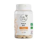 TONIQUE SEXUEL - Maca Bio - Stimulant Sexuel - Certifié Bio par Ecocert 500 mg/comprimé - 120 Comprimés