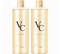 Tonique VC, Eau VC Hydrate en profondeur et améliore l'élasticité de la peau, Tonique hydratant à la vitamine C, Texture rafraîchissante, facile à absorber, Laisse la peau (2PCS)