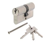 ToniTec Kit composé d'un cylindre de serrure de porte Abus A93 + spray d'entretien de serrure ToniTec double cylindre 55/65 mm