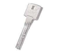 ToniTec Kit de serrure de porte, Abus Bravus 2000 MX, avec carte de sécurité, modulaire, cylindre de serrure à fermeture identique N&G, 3 clés et spray d'entretien ToniTec - 1 clé supplémentaire