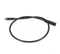 TONIXY 1 câble d'extension de moteur 9 broches femelle vers mâle pour vélo électrique, étanchéité IP65, 60 cm, noir, utilisation en extérieur