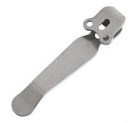 TONIXY 1 clip arrière en alliage pour couteaux Protech 6Al-4 V Finition formée à la main 5,3 cm de longueur (motif damassé)
