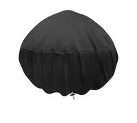TONIXY 1 housse de protection pour brasero - 51 cm de diamètre et 45 cm de hauteur - Noir - Résistant aux intempéries - Résistant aux UV - Mélange de polyester et nylon avec cordon de serrage - Pour