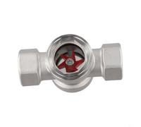 TONIXY 1 indicateur de débit d'eau en acier inoxydable 304 avec filetage interne Dn8-Dn25 pour la surveillance des canalisations dans les aliments et l'automatisation (DN25)