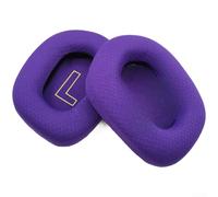 TONIXY 1 lot de coussinets de rechange pour oreilles et bandeau, pour Logitech G733 G335, accessoires de casque de jeu en maille respirante, noir (D)