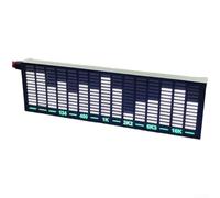 TONIXY 1 lot de musique LED pour affichage du spectre, lumière réactive audio activée par le son avec micro intégré, analyse Fft, plusieurs modes, 11 x 3,3 cm pour décoration intérieure de voiture