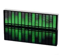 TONIXY 1 lot de musique LED pour affichage du spectre, lumière réactive audio activée par le son avec micro intégré, analyse Fft, plusieurs modes, 11 x 3,3 cm pour décoration intérieure de voiture