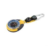 TONIXY 4 en 1 Altimètre Baromètre Thermomètre pour boussole Outil d'extérieur ABS pour Randonnée Camping Escalade Jaune pour CADRAN 60mm / 24 Pouces Pas de Batterie Nécessaire