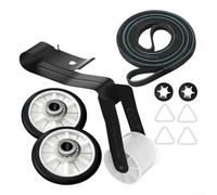 TONIXY 4392065 Kit de réparation de sèche-linge avec rouleaux de tambour poulie tendeur et courroie 341241 compatible avec plusieurs marques pour une fixation rapide des problèmes de bruit et de