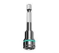 TONIXY Adaptateur de douille hexagonale de 6,35 mm à 8 mm et 10 mm, manchon réducteur avec ressort liquet en acier pour perceuse électrique, tournevis pneumatique, maison et jardin (10 mm)