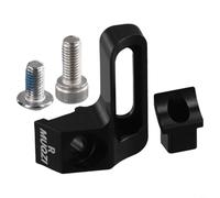 TONIXY Adaptateur de levier de vitesse de vélo en alliage d'aluminium pour SRAM, compatible avec ISpec EV Brake M4100-M9120 Series, CNC Cut Hollow Design Mount for MTB Cyclisme, Noir
