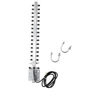 TONIXY Antenne directionnelle extérieure 2,4 GHz gain 25 dBi, alliage d'aluminium pour routeur sans fil, modem, carte WiFi avec connecteur RP-SMA, câble de 1,5 m