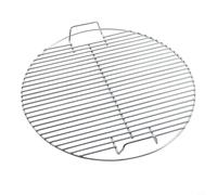 TONIXY Barbecue rond en acier inoxydable 44,5 cm avec grille d'aération réglable pour une répartition homogène de la chaleur, idéal pour le camping et les pique-niques, argenté