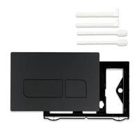 TONIXY Bouton de chasse d'eau pour Geberit 01 20 30 50 UP300 UP320 Double panneau ABS de rechange pour réservoir dissimulé 265 x 173 mm Facile à installer Volume d'eau réglable Salle de bain moderne