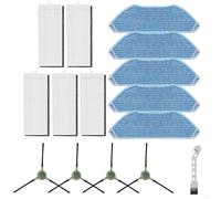 TONIXY Brosse latérale pour aspirateur Lefant M2, M2S, M2 Pro, M2S Pro, filtre HEPA, kit de rechange avec filtres, chiffons et brosses