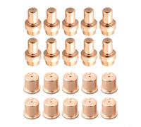 TONIXY Buse de soudage plasma pour torche de coupe plasma Ensemble électrodes et buses 1402 1396 compatible avec coupe-plasma CP-70