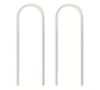 TONIXY Cadre d'escalade en acrylique en forme de U pour plantes grimpantes, support de jardin intérieur transparent pour vignes, lierre, glycine, monstera, montage décoratif 2 pièces