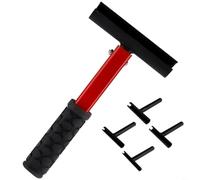 TONIXY Clé à charnière de porte, clé de réglage de l'écart des charnières, avec 3 têtes de rechange, pour correction du mauvais alignement des charnières de porte, poignée étendue