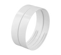 TONIXY Connecteur de conduit d'échappement mobile pour climatisation - 130 mm - 150 mm - En plastique ABS - Blanc (150 mm)