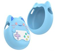 TONIXY Coque de protection en silicone anti-chute pour Tamagotchi Paradise Pet Toy avec cordon (bleu)