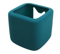 TONIXY Coque de protection en silicone pour lecteur audio Toniebox 2, souple, anti-chute et antidérapante, accessoire en silicone antichoc avec poignée texturée, bleu (vert)